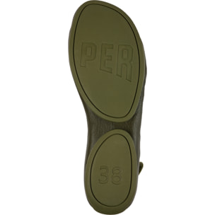 Sandalias - CAMPER Right Nina - Verde - Textil técnico (poliéster reciclado)