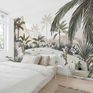 Papier peint panoramique Cascade tropicale  Intissé