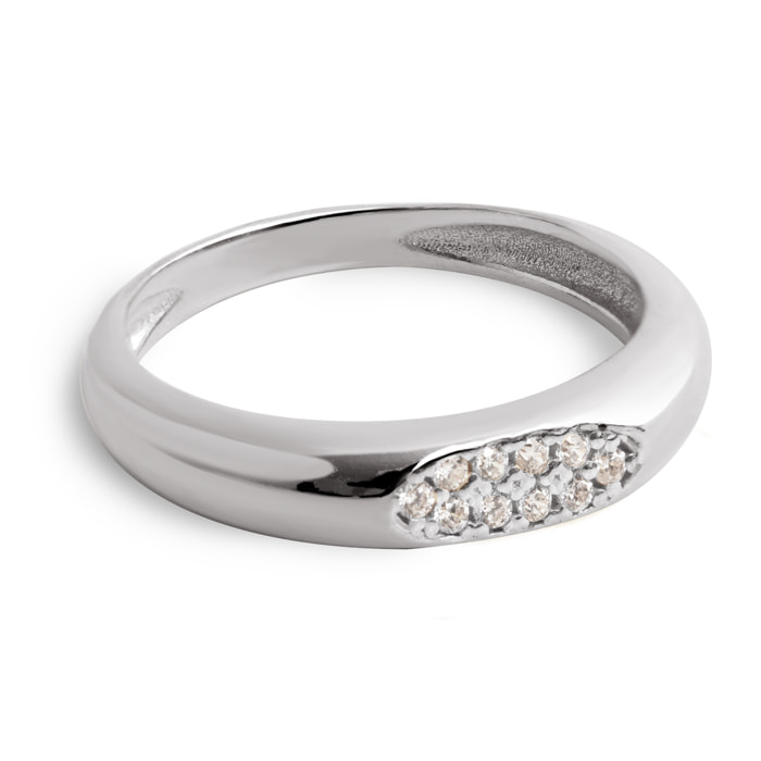 Anelli Signet Ivory in Argento