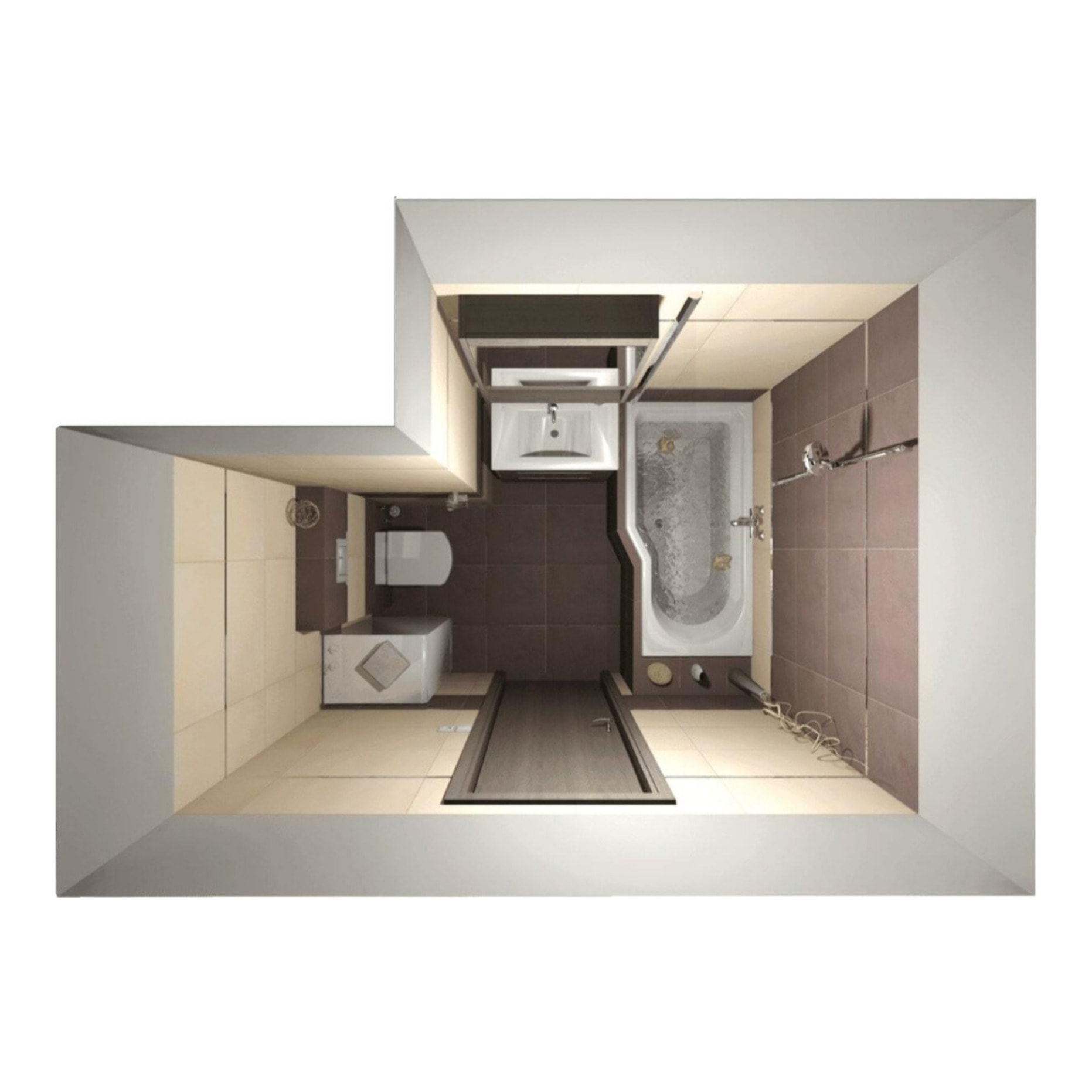 160x80 cm Beata Plus baignoire bain douche asymétrique en acrylique positionnement droite, sans pieds, blanc (BE1600PPLUS)