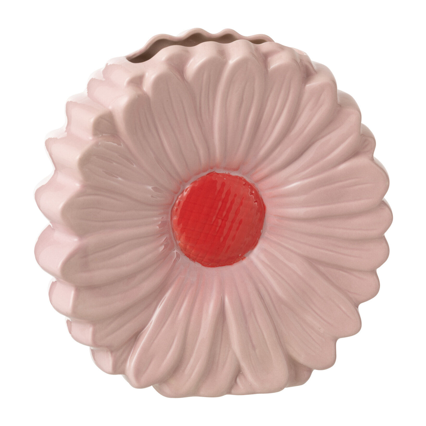 J-Line Vase Fleur - porcelaine - rose