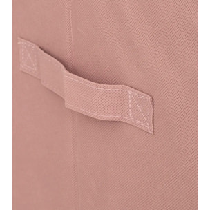Bac de rangement biche rose 29x29cm