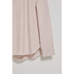 Camisa oxford marrón con logo bordado Rigby Go