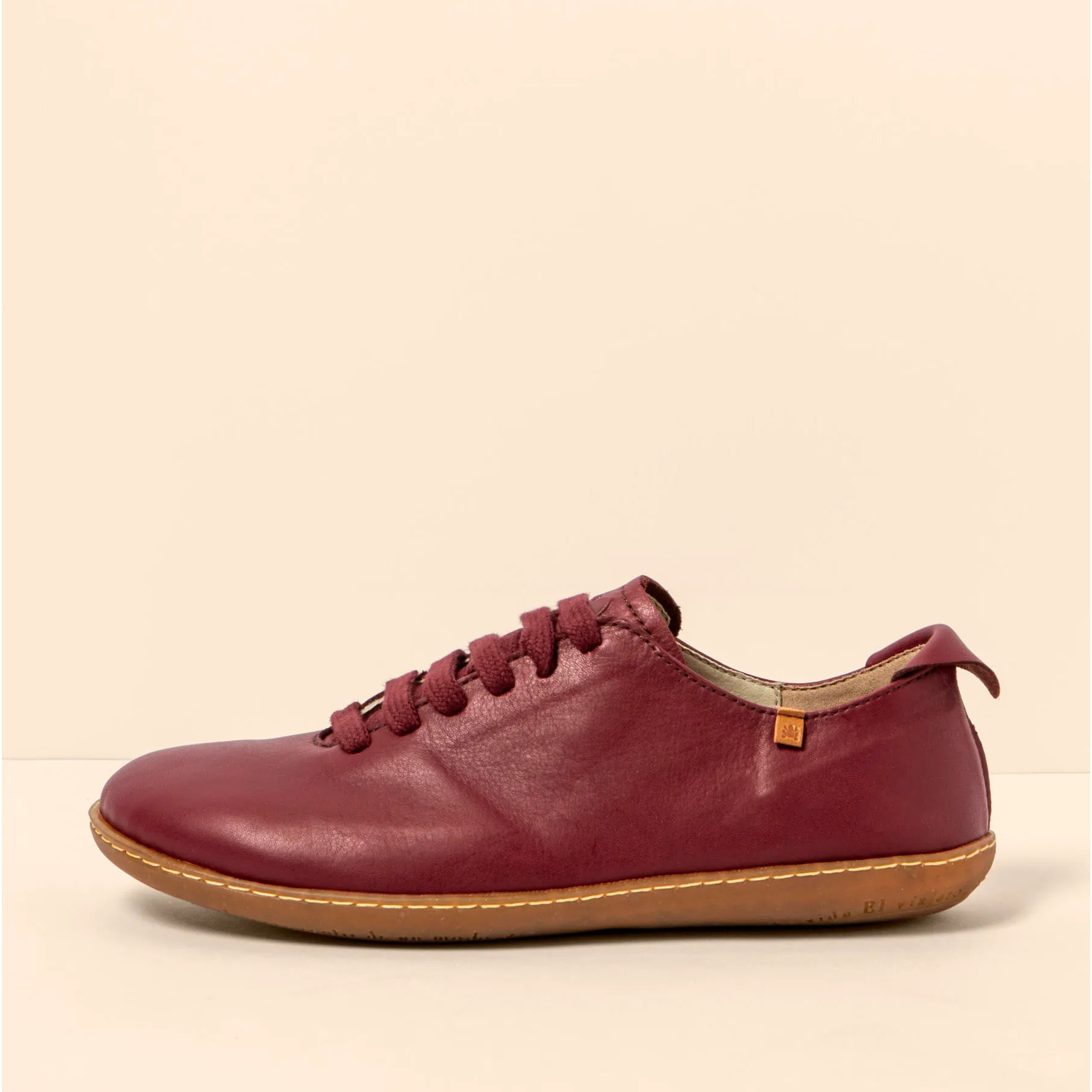 Zapatillas N296 SOFT NAPPA BURDEOS/EL VIAJERO color Burdeos