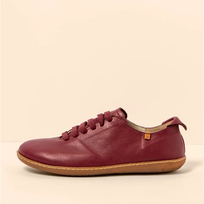 Zapatillas N296 SOFT NAPPA BURDEOS/EL VIAJERO color Burdeos