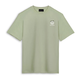 Camiseta Hombre Life Advice Verde