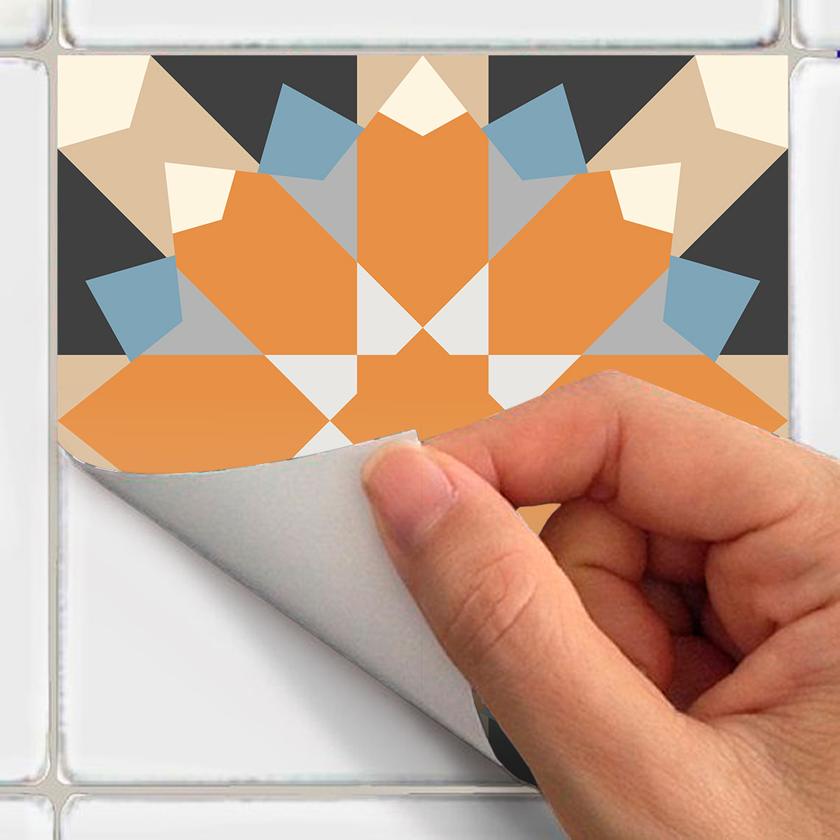 Stickers muraux - Sticker Mural Carrelage adhésif Cuisine Salle de Bain - 24 STICKERS CARRELAGES AZULEJOS GRAZELANO