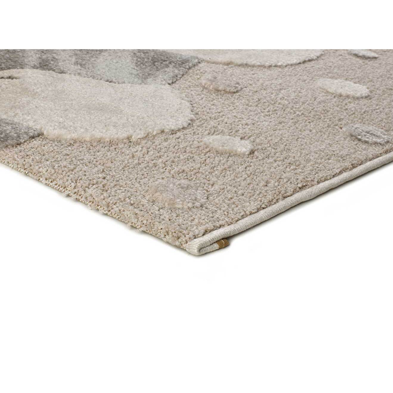 CLOWN Alfombra infantil con hipopótamo en color piedra, 120x170 cm