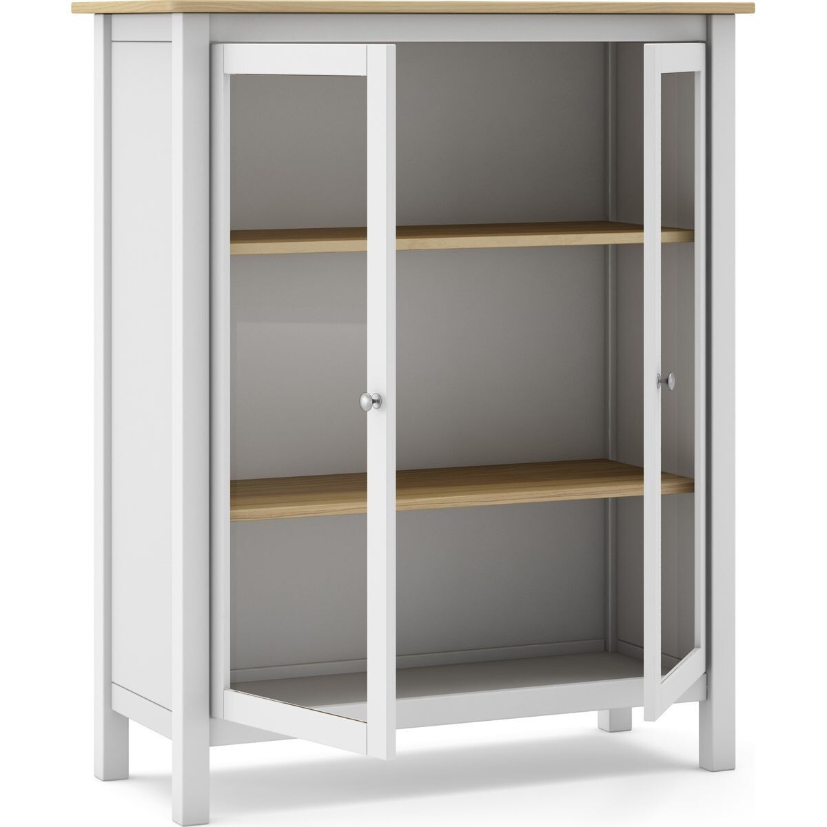 Vaisselier 2 portes en bois massif - MACHA