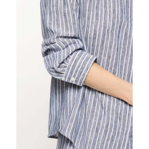 Blusa Manga Larga Azul - Bitania