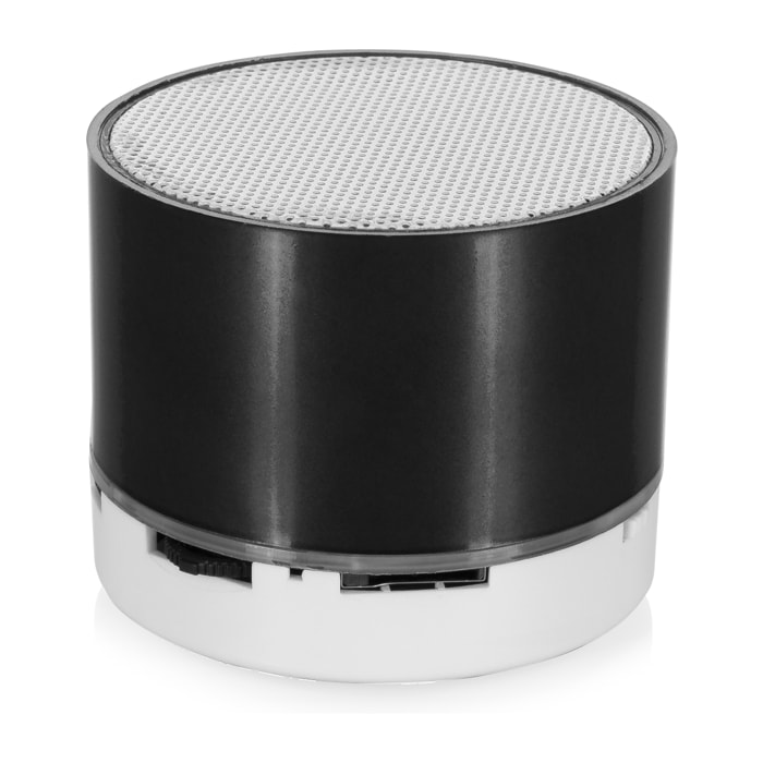 Altoparlante compatto Viancos Bluetooth 3.0 da 3W, con luce LED, vivavoce e radio FM.