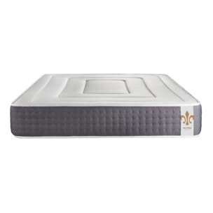 Matelas Vingt-Six - 26cm - Ressorts ensachés et mémoire de forme - Confort hôtelier - Soutien point par point