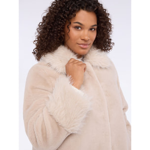 Fiorella Rubino - Abrigo de peluche - Beige