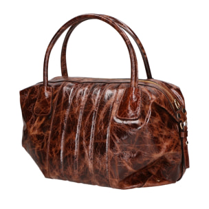 Borsa a spalla da Donna Wilma in Vera Pelle Made in Italy 34x23x13 cm