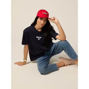 Oltre - Camiseta con gorra a juego - Azul