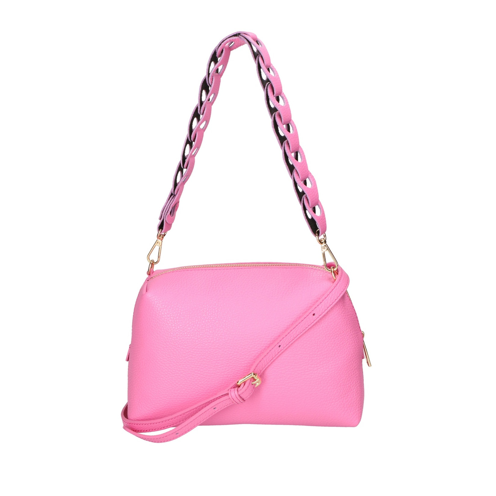 Borsa a spalla da donna - Modello Livia - Vera pelle - 26.0 x 16.0 x 9.0 cm