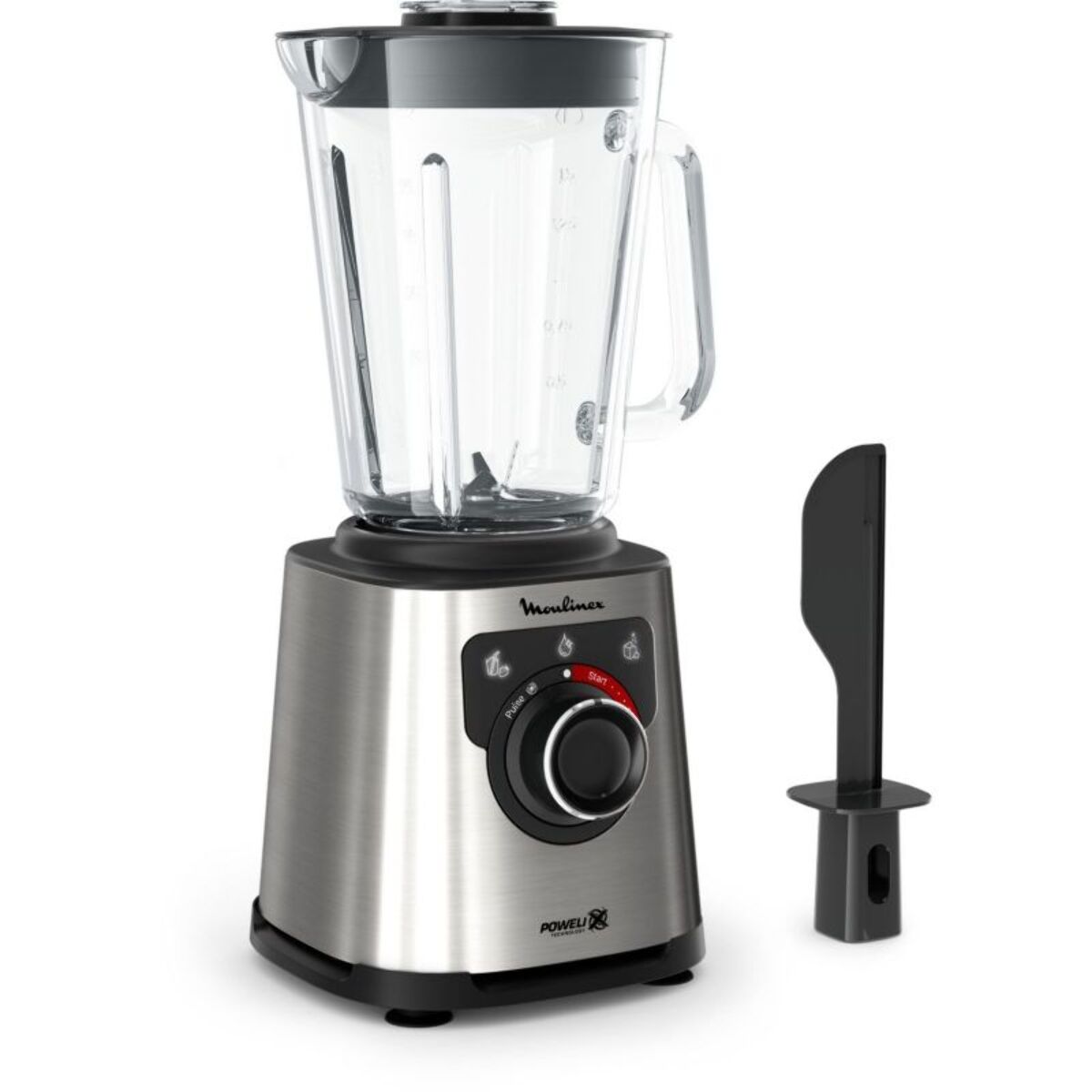 Blender MOULINEX perfect mix LM871D10 noir et metal