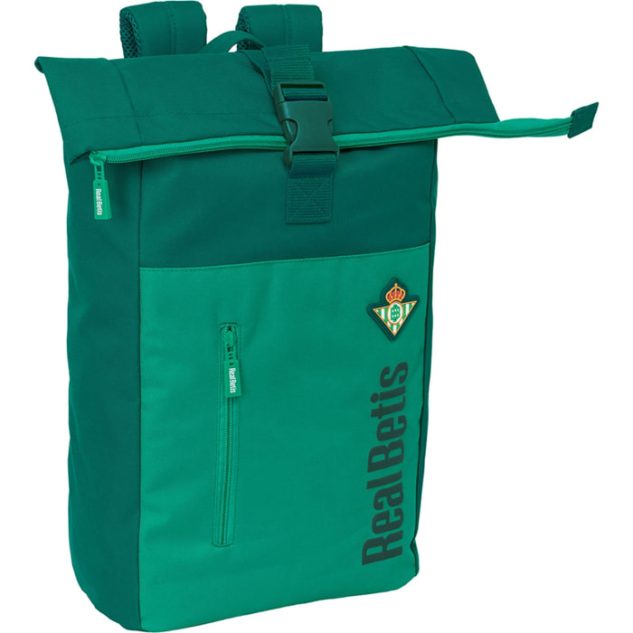 Mochila solapa para portatil 15,6 res real betis balompie