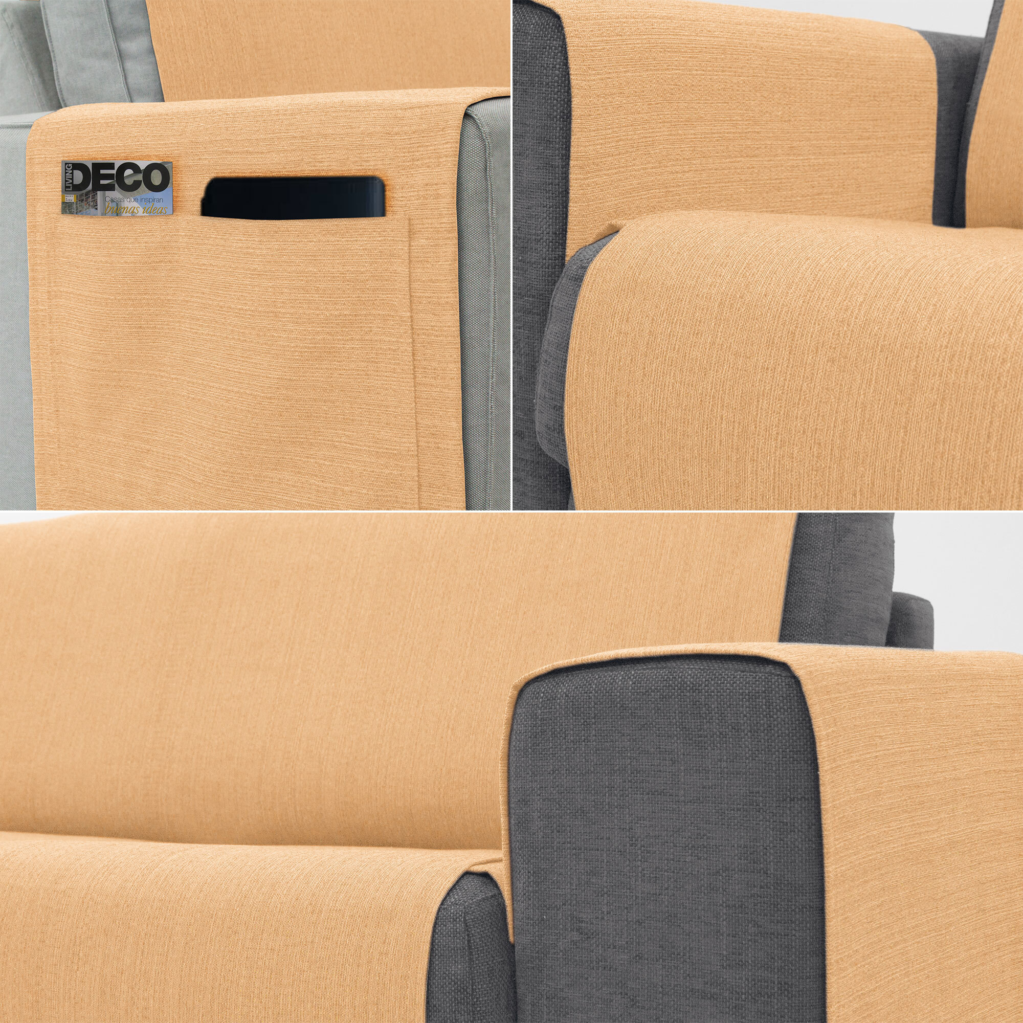 Cubre Sofá Chaise Longue Izquierda modelo DONKA