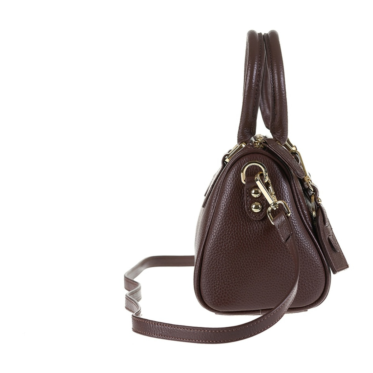 Borsa a bauletto da donna Made in Italy - Oriana Chic - 100% pelle - 23.0 x 15.0 x 14.0 cm