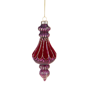 Decoro con velluto - Pezzi 16 - ROSSO - Bianchi Dino SpA