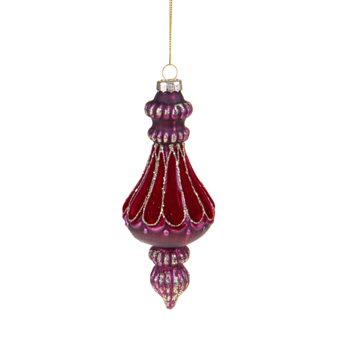 Decoro con velluto - Pezzi 16 - ROSSO - Bianchi Dino SpA