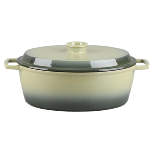 Cocotte ovale 33 cm en fonte émaillée