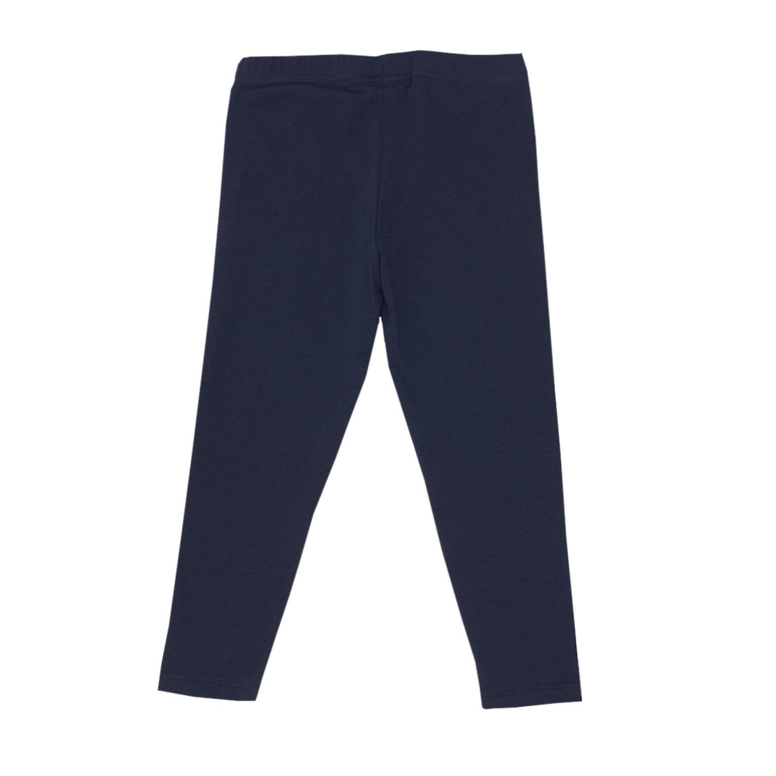 Leggings da bambina in cotone Leone Foil