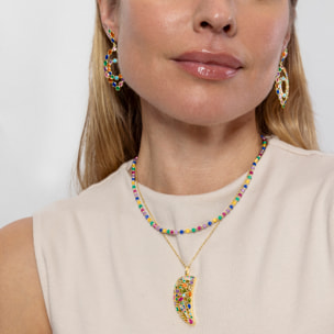 Collar Shedi acabado oro amarillo 18k