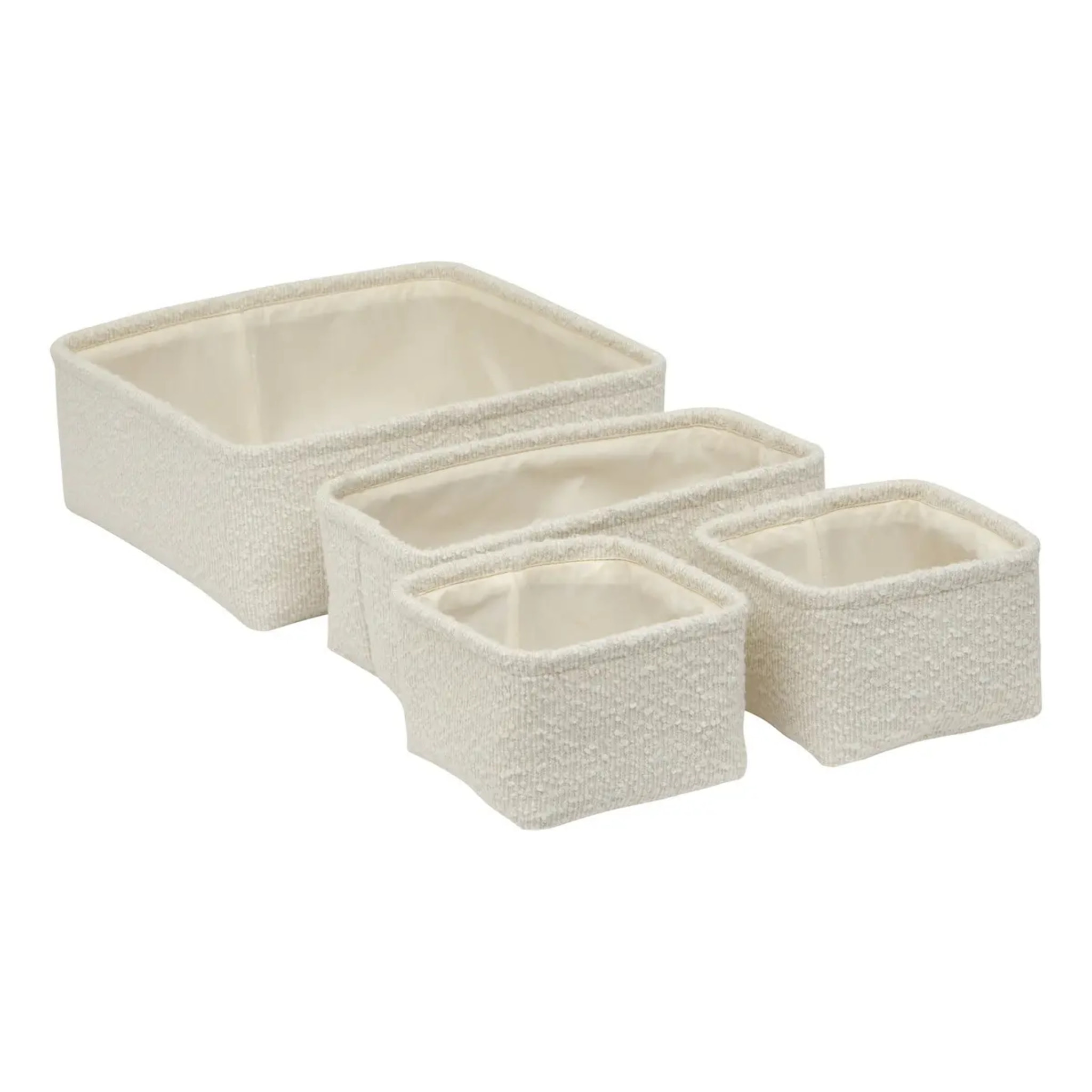 Lot de 4 paniers bouclette