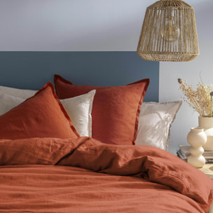 Parure de lit unie en lin, PASSION LIN