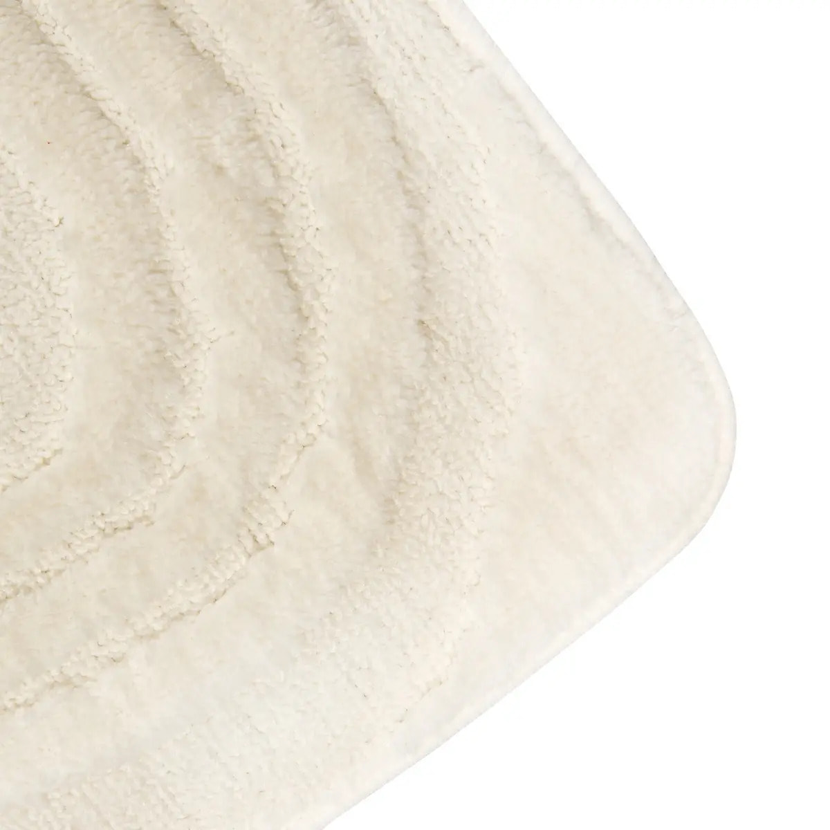 Tapis de bain Strio 50x75cm blanc