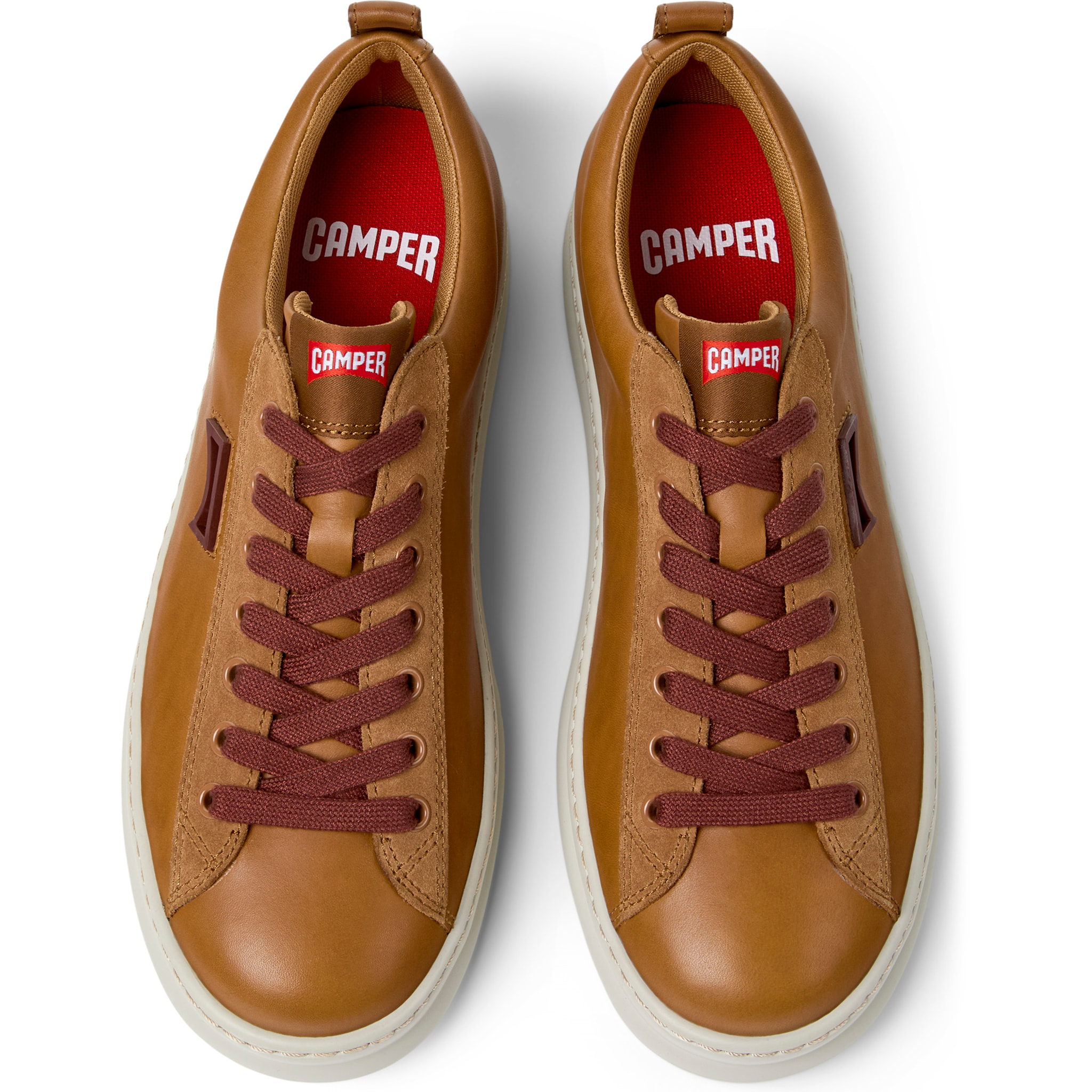 Sneakers - CAMPER Runner Four - Marrone - Pelle liscia