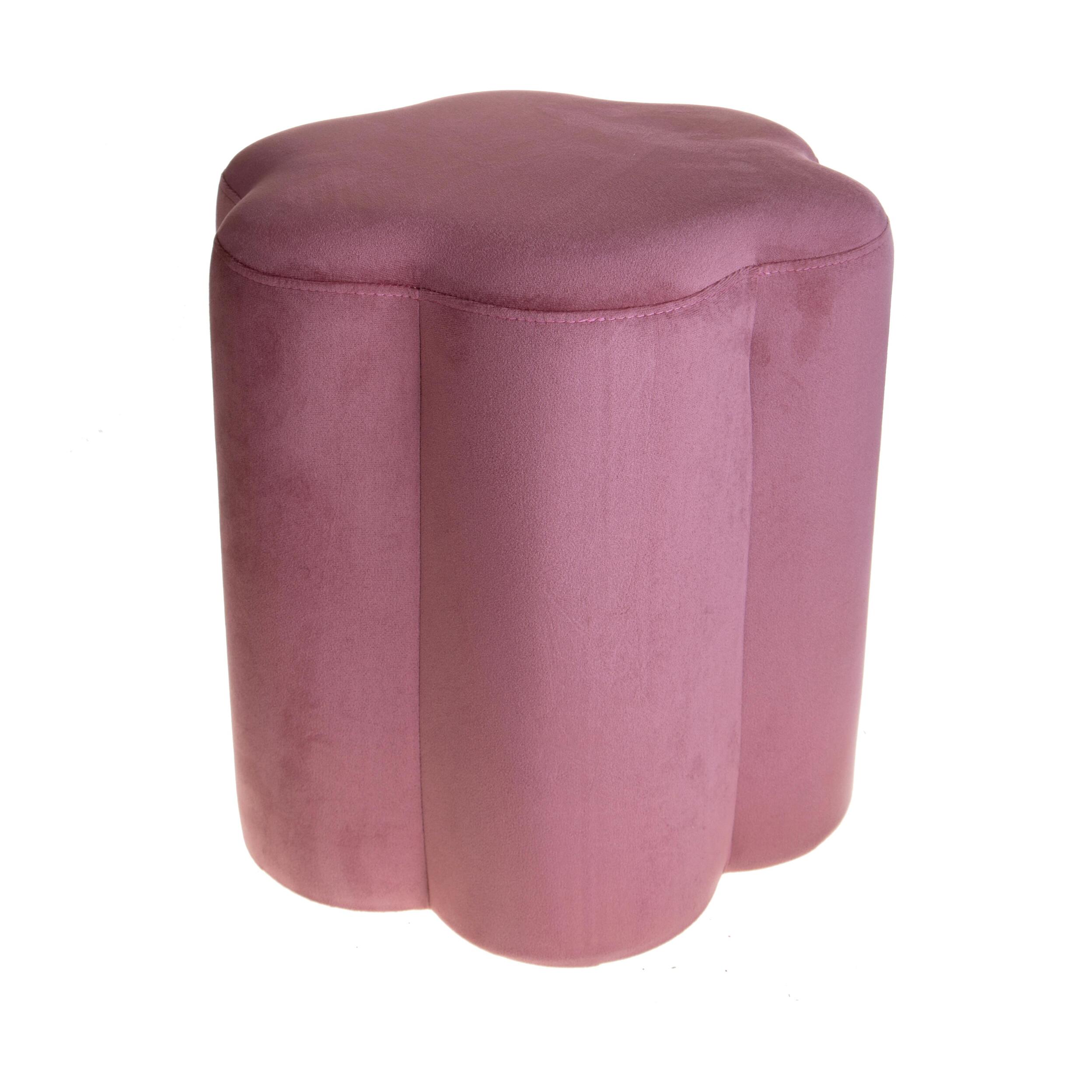 Pouf velvet - 35xH39x38cm - Pezzi 1 - Bianchi Dino SpA