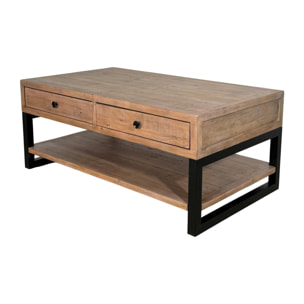 Table basse en bois recyclé AUCKLAND