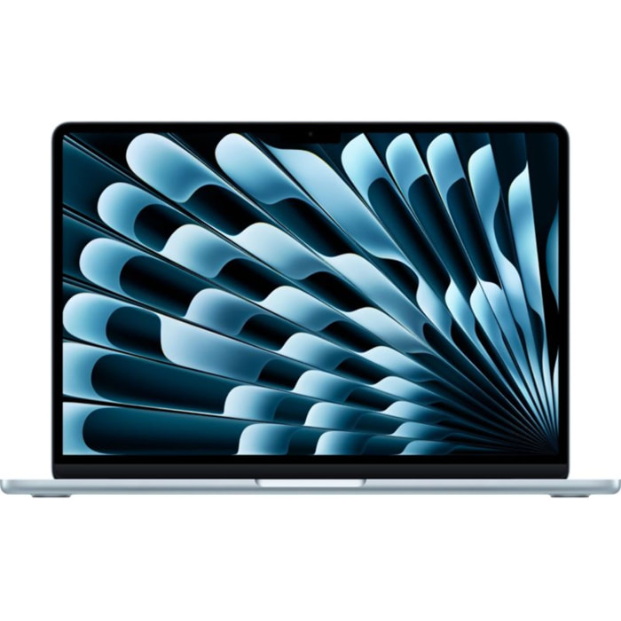 Ordinateur Apple MACBOOK Air 13" Puce M5 CPU 10 / GPU 8 coeurs Mémoire RAM 16Go Stockage 512Go SSD Bleu ciel