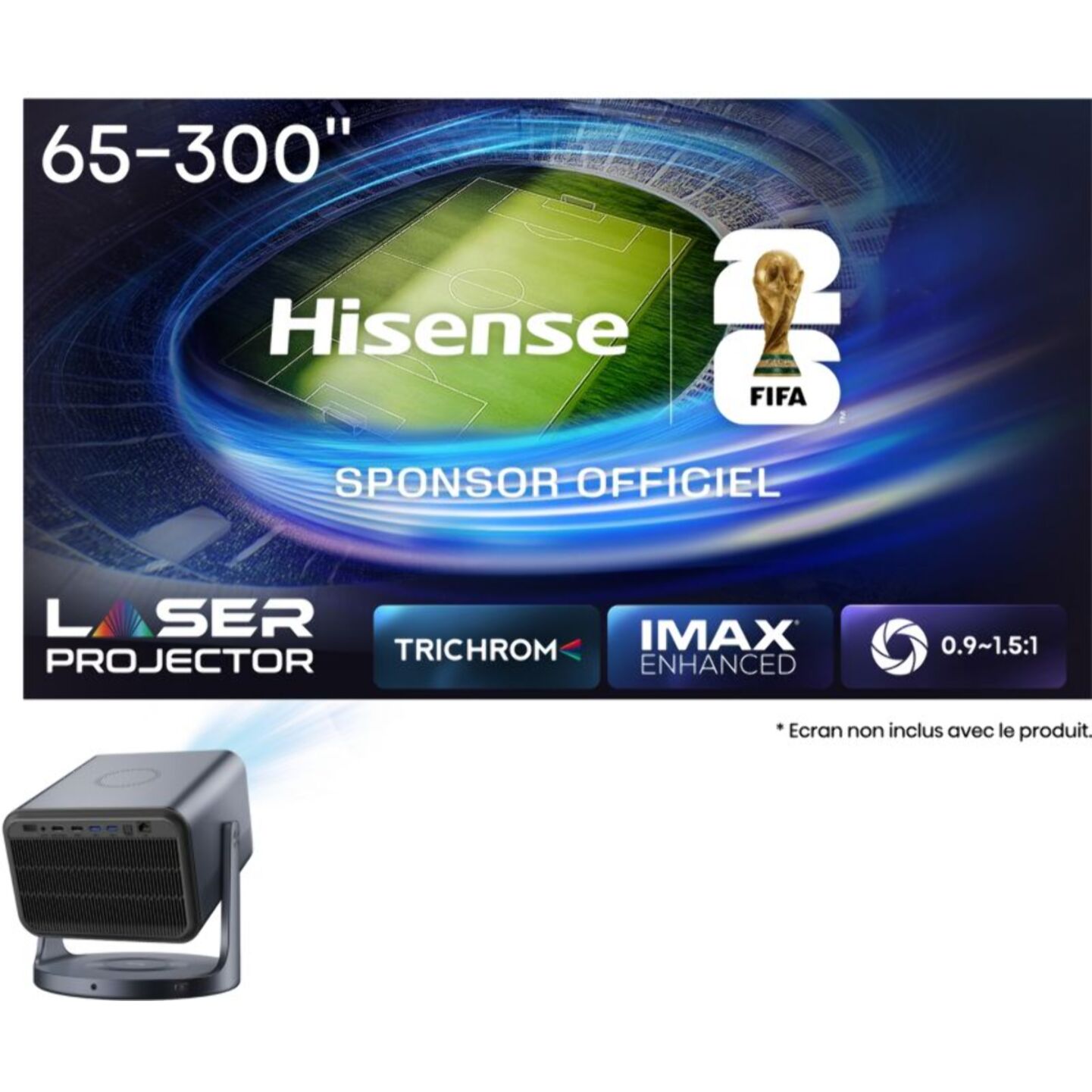 Vidéoprojecteur home cinéma HISENSE Laser TV Trichroma C2 PRO
