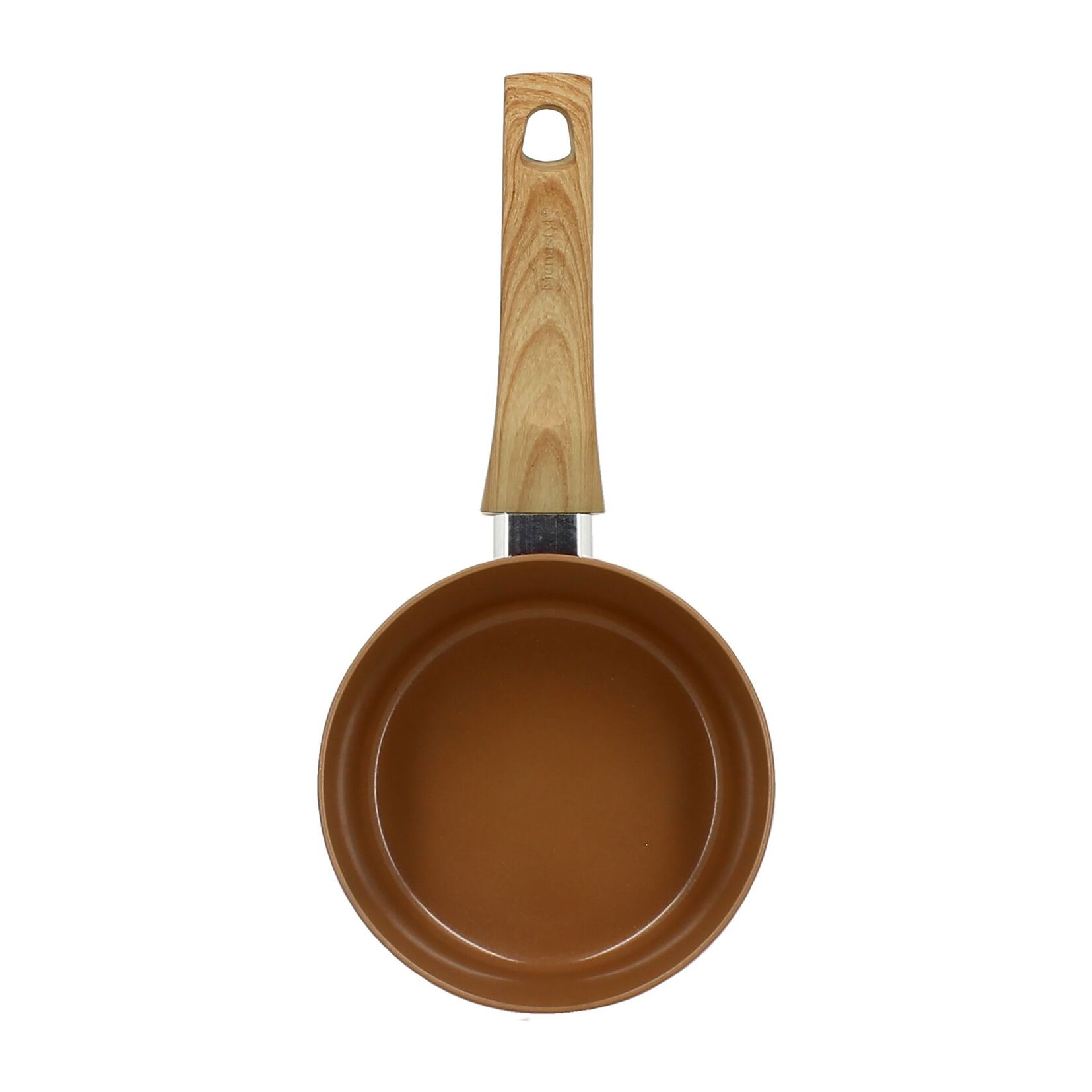 Casserole en revêtement céramique 16cm noisette - tous feux COLORAMA