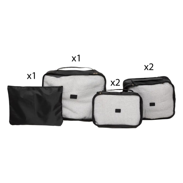 Lot organiseur valise Aloha 6 pièces