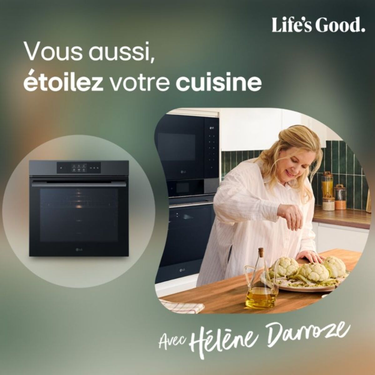 Four encastrable fonction vapeur LG WS9D7673CB Instaview