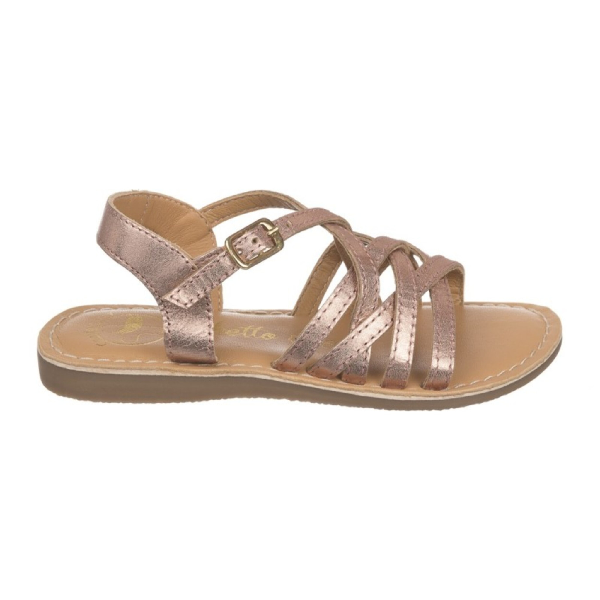 Sandalia elegante de piel