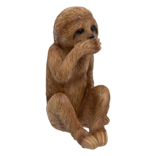 Lot de 3 statues paresseux "Exotic Panama" H18cm