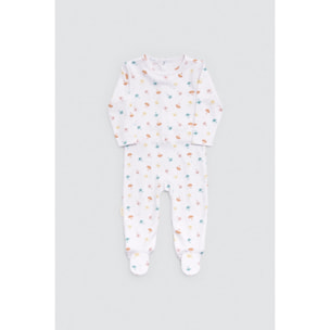 Tutina per neonato a maniche lunghe con stampa pioggia