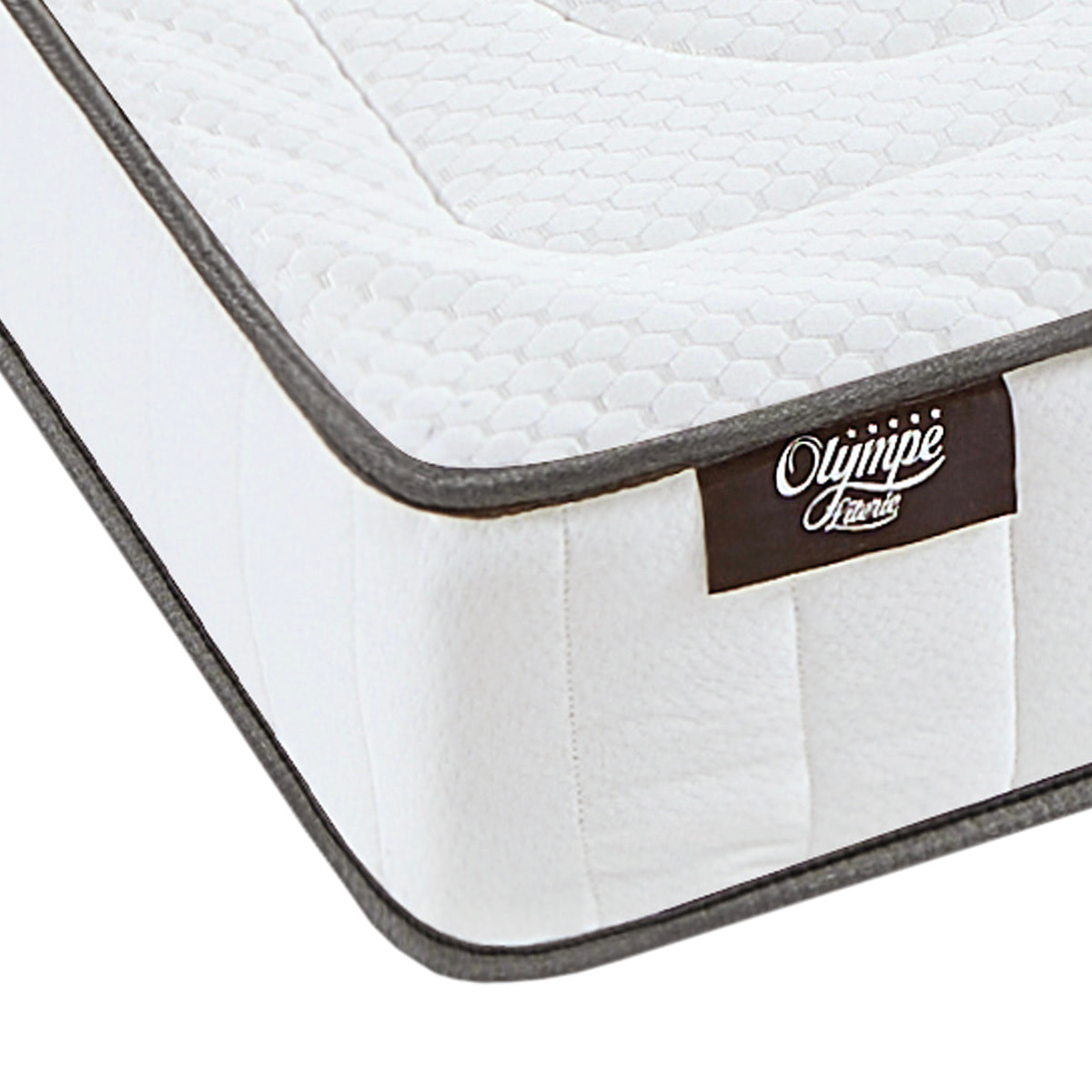 Matelas Cristal, Mémoire de Forme, 18 cm, Soutien Ferme, Mousse Recyclée Haute Densité