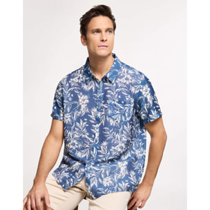 Camisa Manga Corta Azul Marino - Westcoast