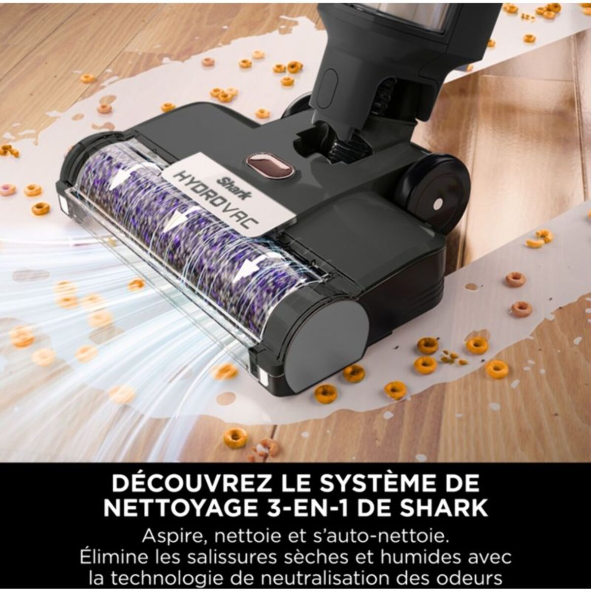 Nettoyeur de sol SHARK Hydrovac sans fil WD210EU