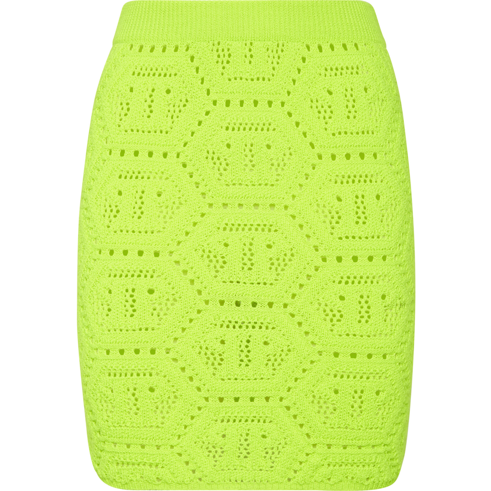 PHILIPP PLEIN Knit Short Skirt MONOGRAM