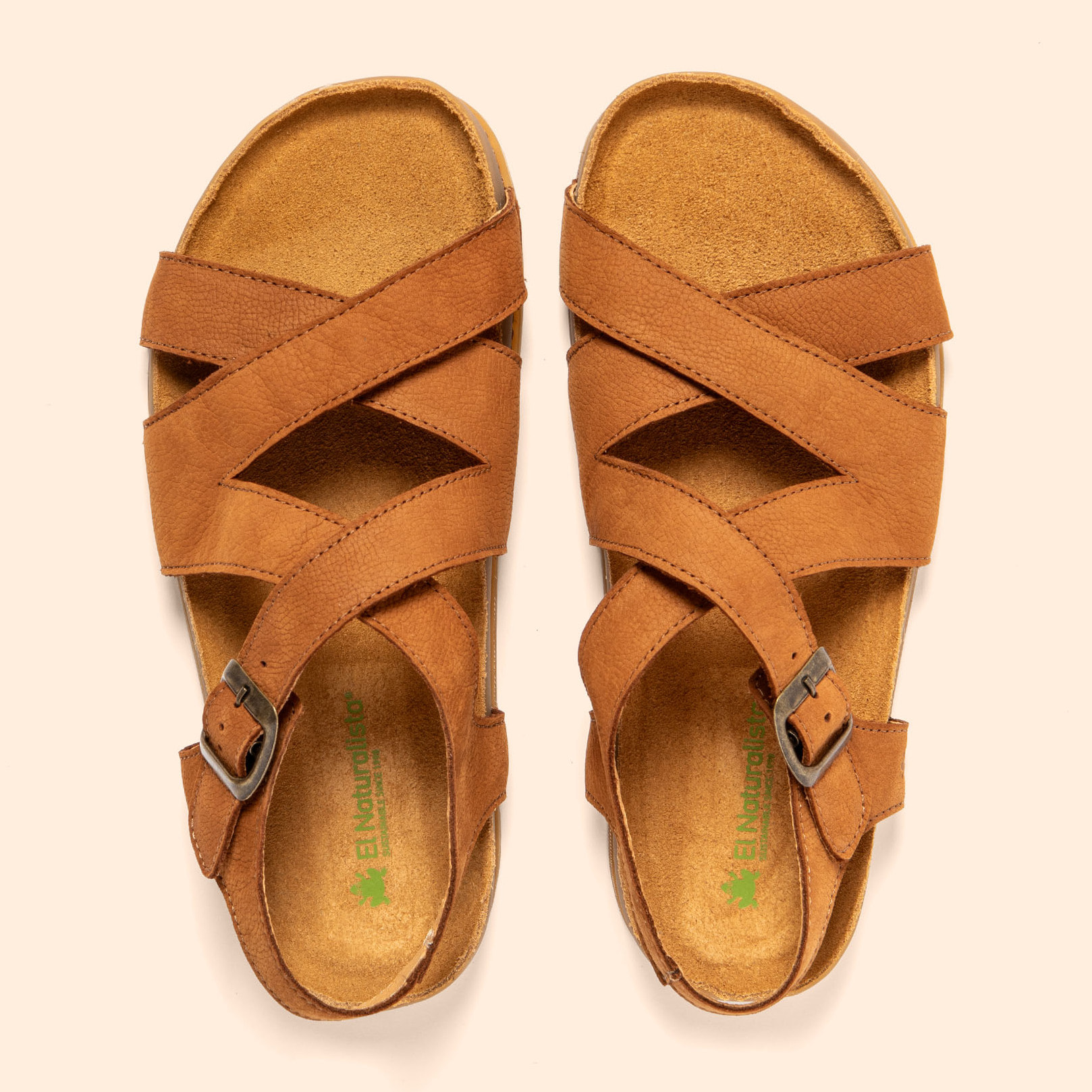 Sandalias N6005 NOBUCK CUERO / HORIZON color Cuero