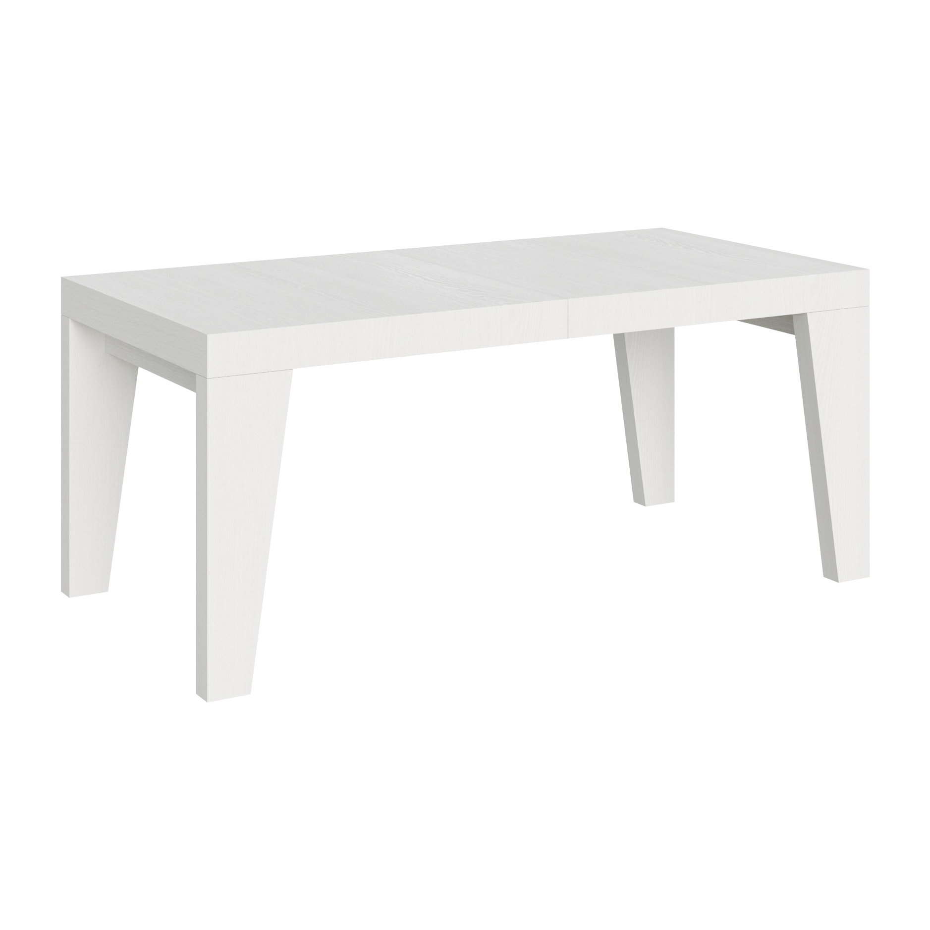 Mesa extensible 90x200/304 cm Naxy Fresno Blanco