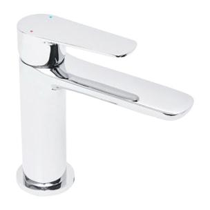 Mood mitigeur lavabo avec levier sans tirette, G3/8, chrome SATBSMOOD271 avec une garantie de 5 ans